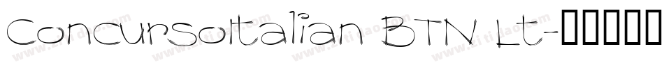 ConcursoItalian BTN Lt字体转换